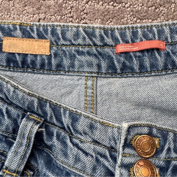 PILCRO ANTHROPOLOGIE Jeans Women’s Size 32 Light Acid Wash The Wanderer Relaxed - Picture 7 of 14